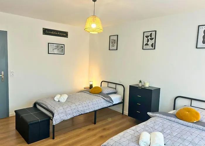 아파트 Chaleureux Pour 4 Personnes *